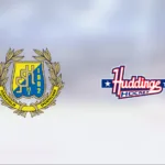 Aston Basilius gjorde två mål för Huddinge IK i segern mot SSK U18