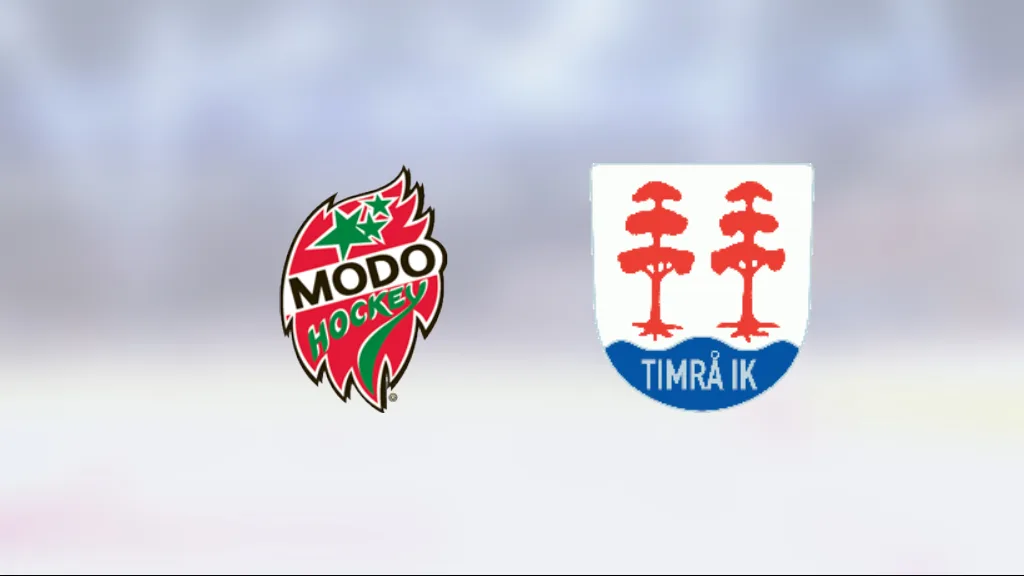 Modo Hockey U18 ryckte i sista perioden och vann mot Timrå IK U18