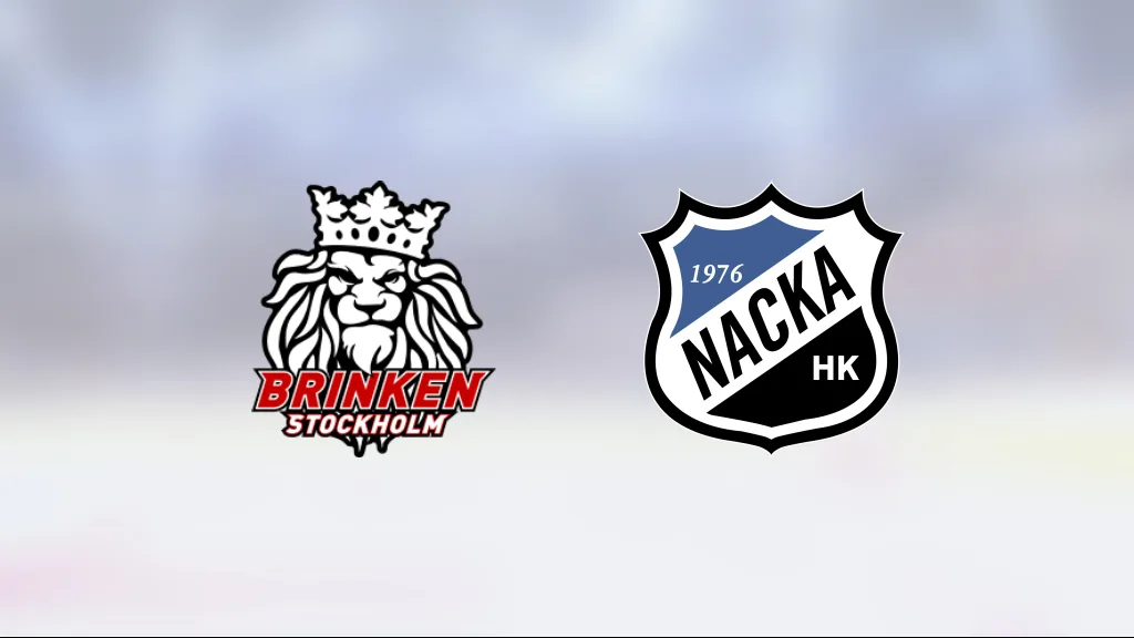 Storseger för Nacka borta mot Brinken