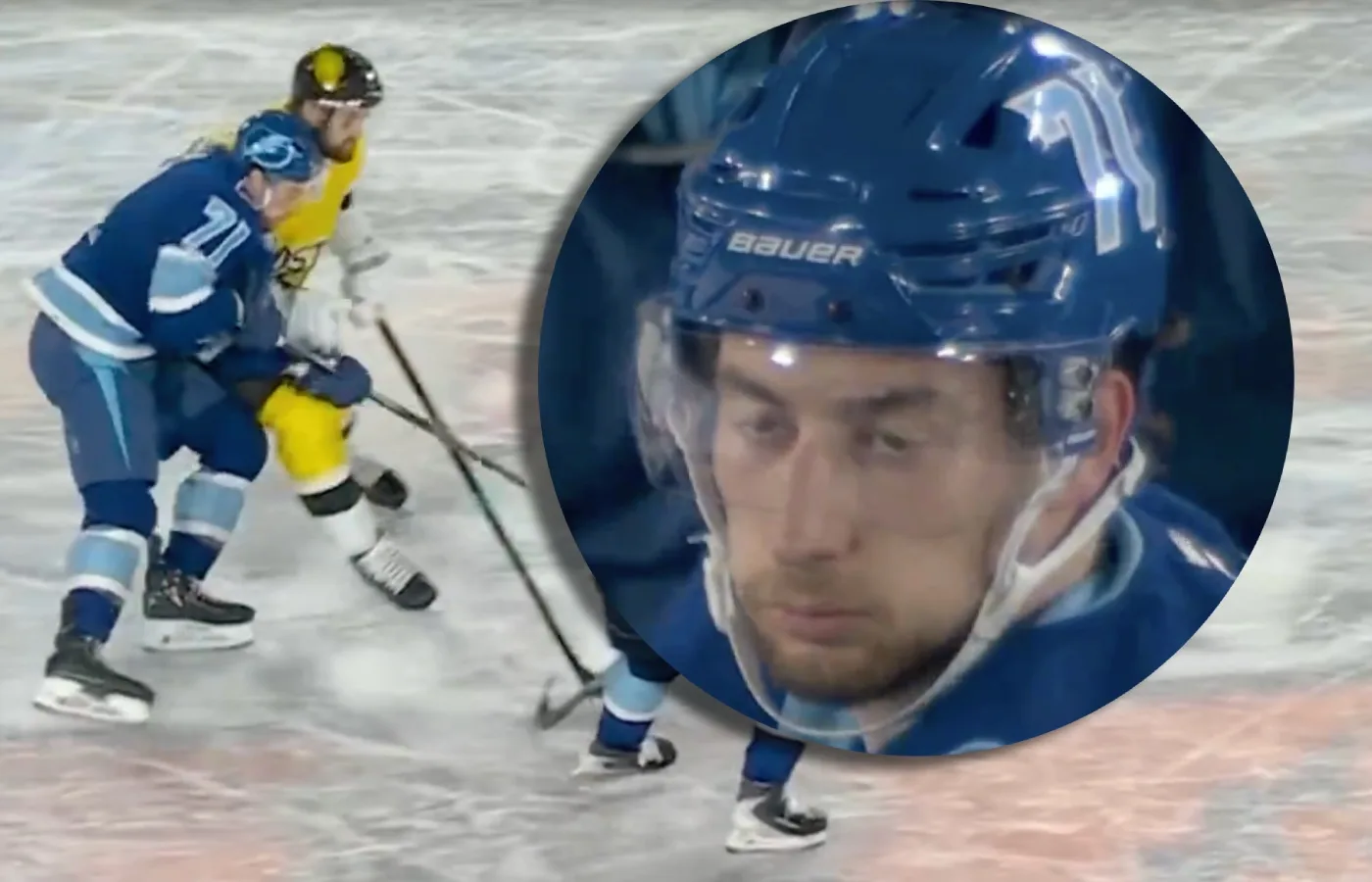 OS-centern skadad – i utomhusmatchen