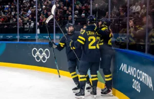 Så spelas Sverige-Frankrike i OS-hockeyn 2026