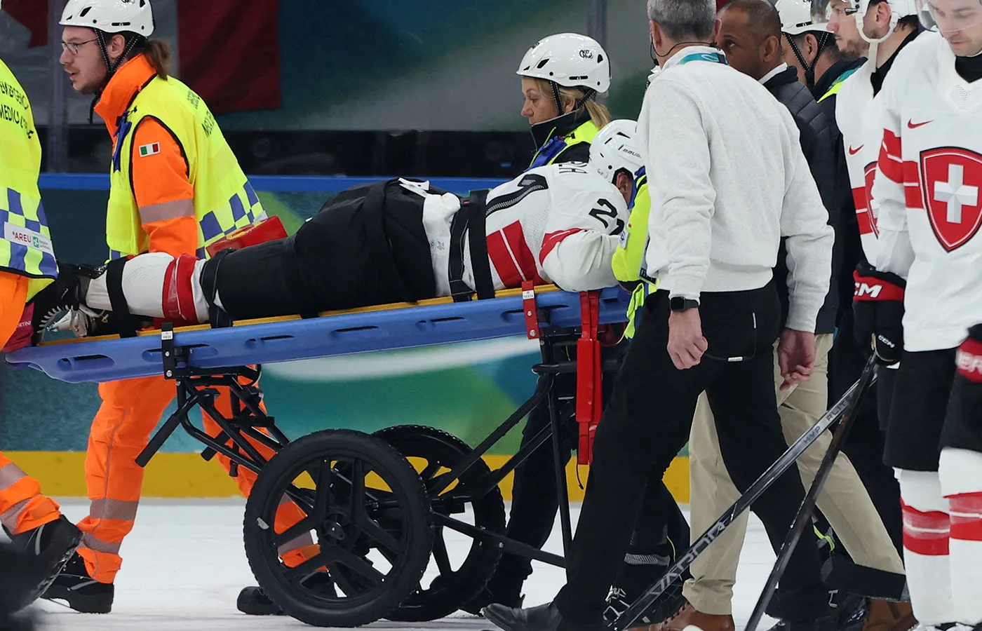 Mardrömsbeskedet: OS är över för Kevin Fiala