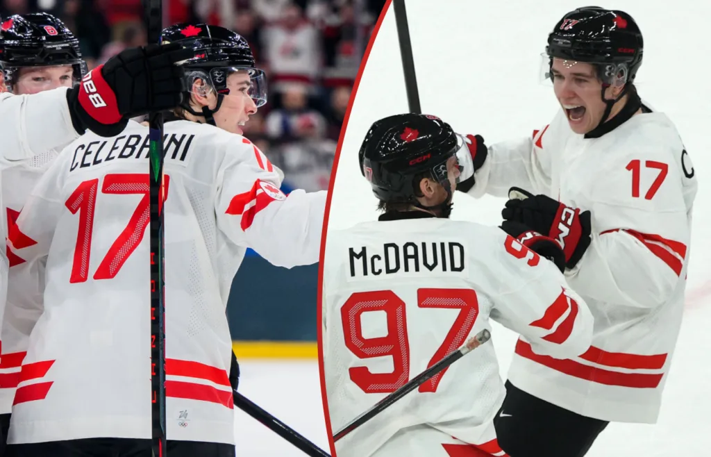 Macklin Celebrini. Kanada-Tjeckien. OS 2026.