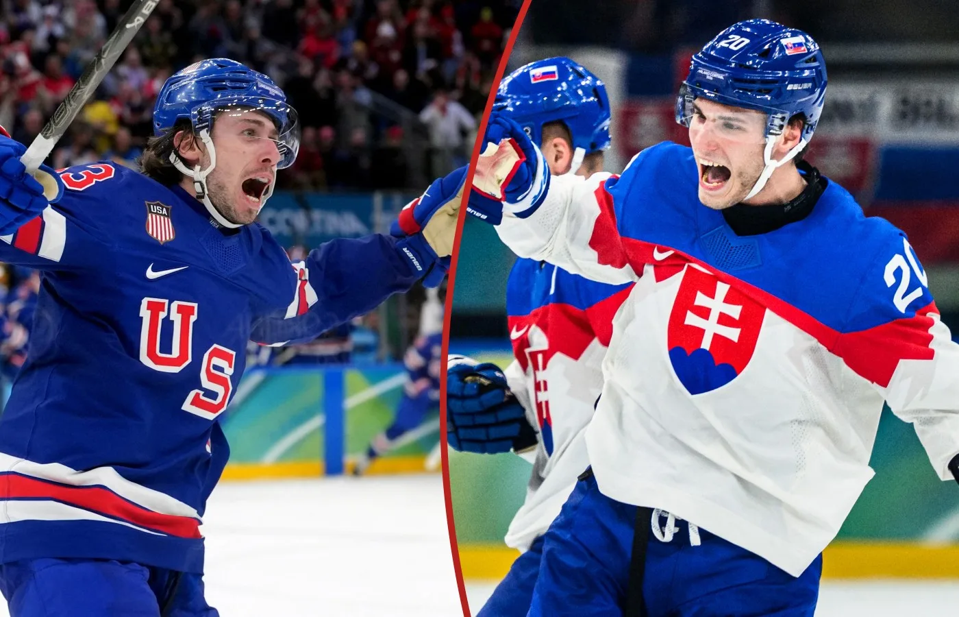 Så spelas USA-Slovakien i OS-hockeyns semifinal