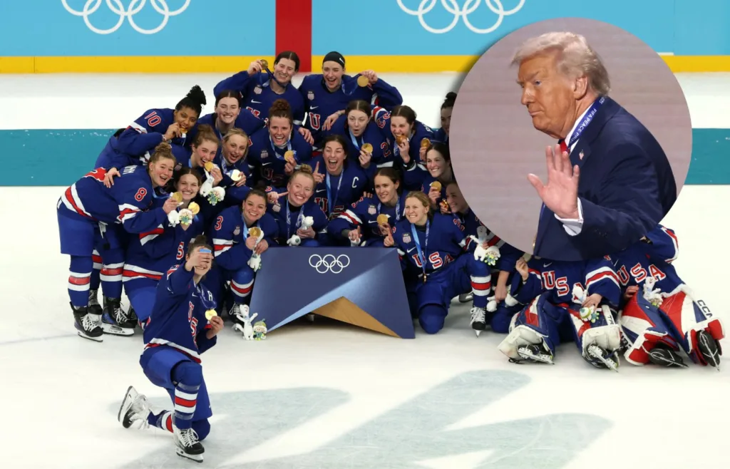 USA:s damlag tackar nej till Donald Trump efter OS-guldet