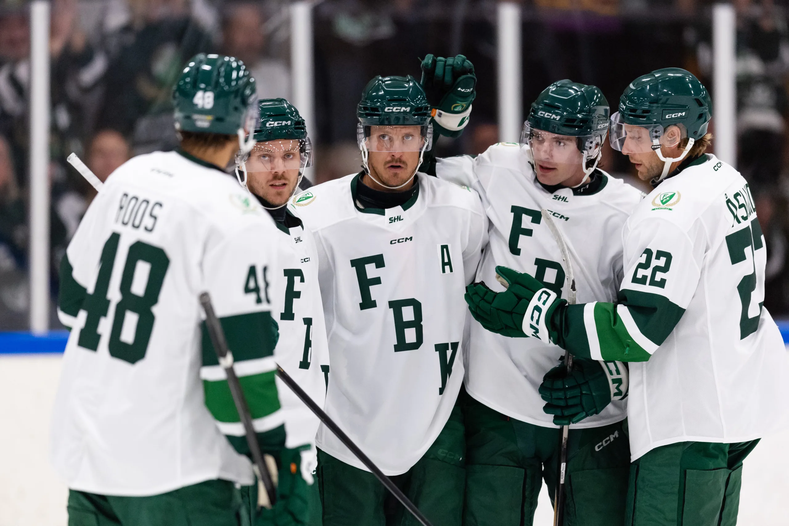 Luke Philp het när Färjestad besegrade LHC