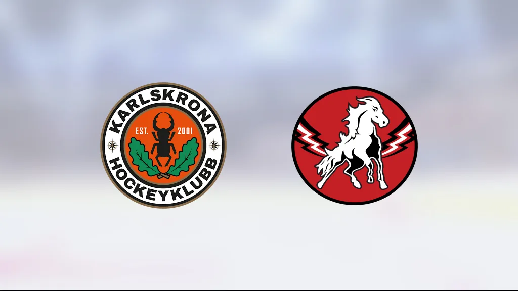 Karlskrona vann toppmötet mot Vita Hästen med 4–2