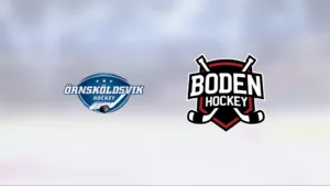 Hemmasegern mot Boden förlänger sviten för Ö-vik Hockey J20