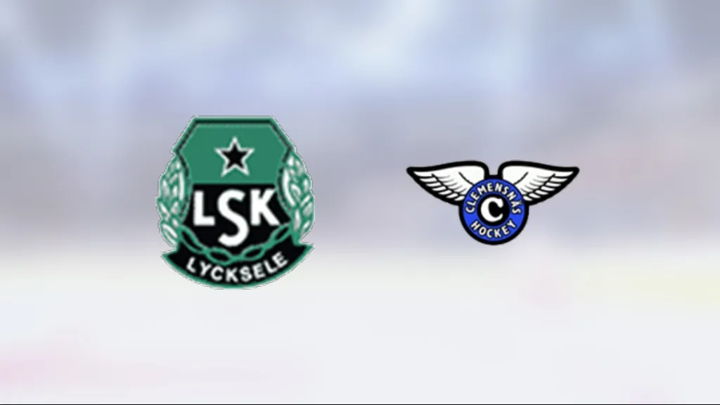 Målfest för Lycksele SK U18 hemma mot Clemensnäs HC U18