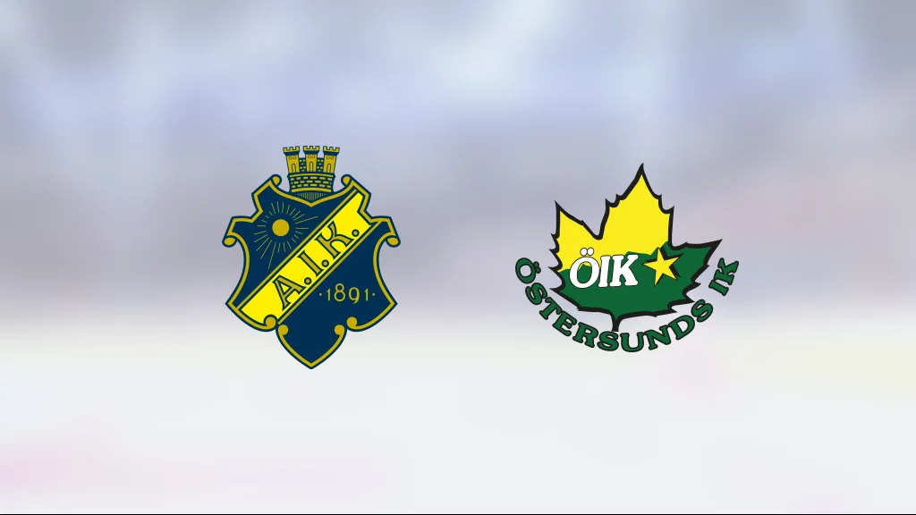 Seger för AIK mot Östersunds IK U18