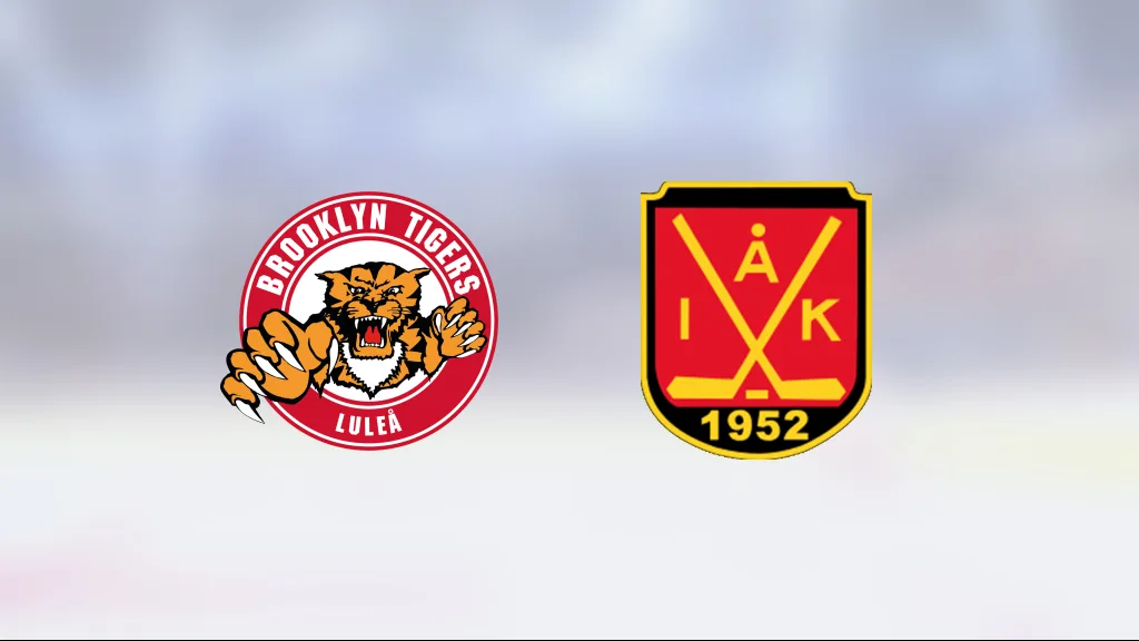 Kristers Korbans tvåmålsskytt när Ånge vann mot Brooklyn