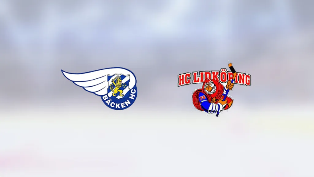 Bäcken utklassade Lidköping på hemmaplan