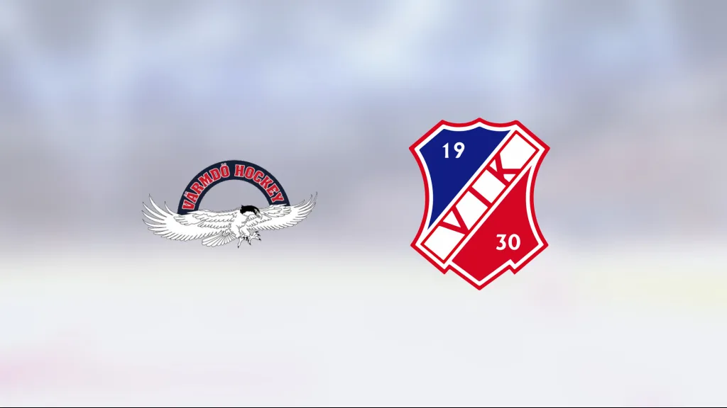 David Svedlund fixade segern för Värmdö i matchen mot Viggbyholm