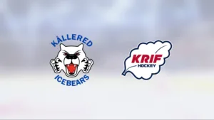Måns Lindgren gjorde två mål när KRIF Hockey J20 vann mot Kållered