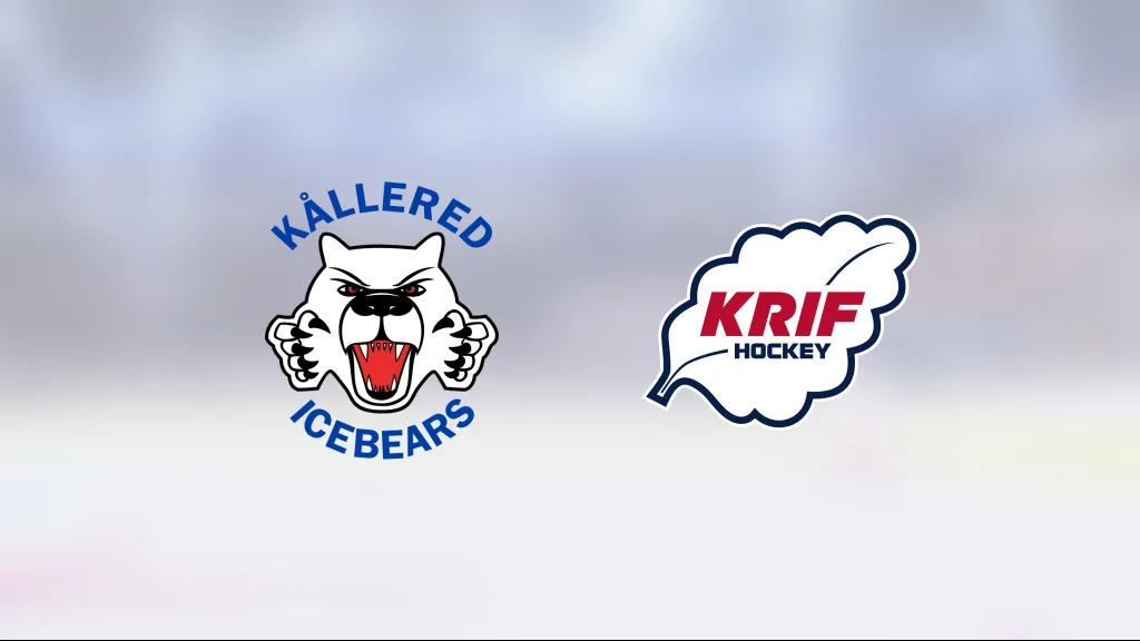 Måns Lindgren gjorde två mål när KRIF Hockey J20 vann mot Kållered