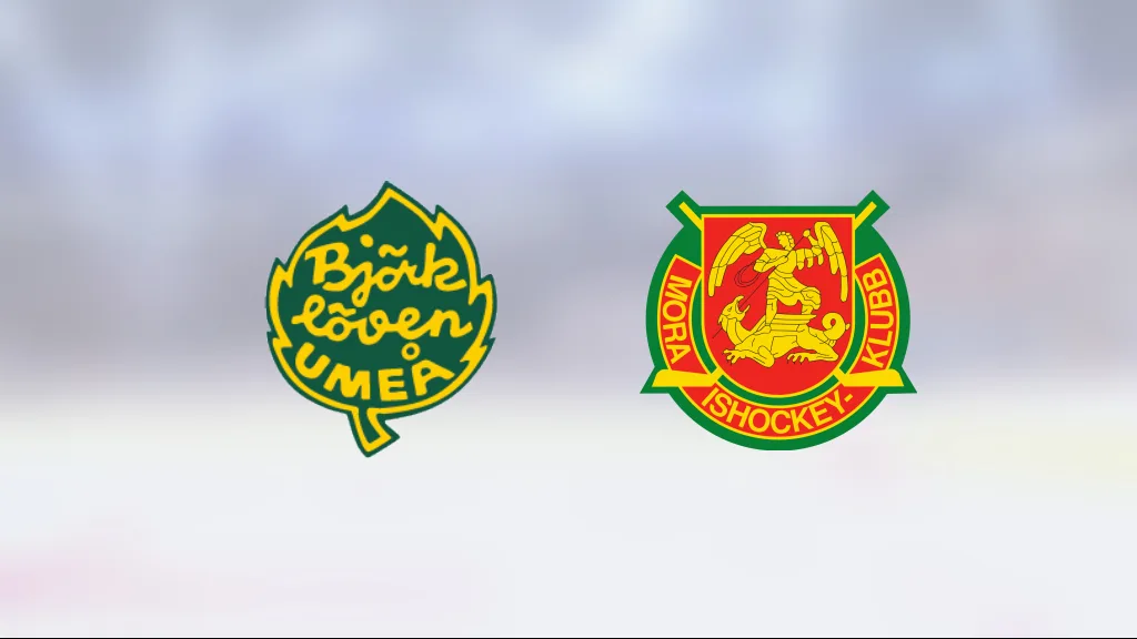 Carl Karmehag låg bakom segern för Björklöven U18 mot Mora