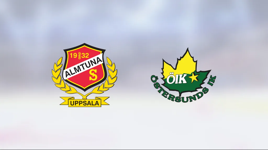 Almtuna bröt tunga sviten – 4–1 mot Östersunds IK U18