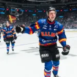 Uttagen till Juniorkronorna – gör nu sitt första SHL-mål