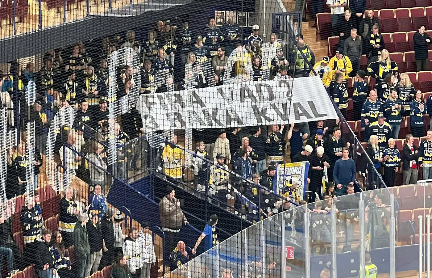 Supportrarnas kritik mot HV71: ”Förändring måste ske”