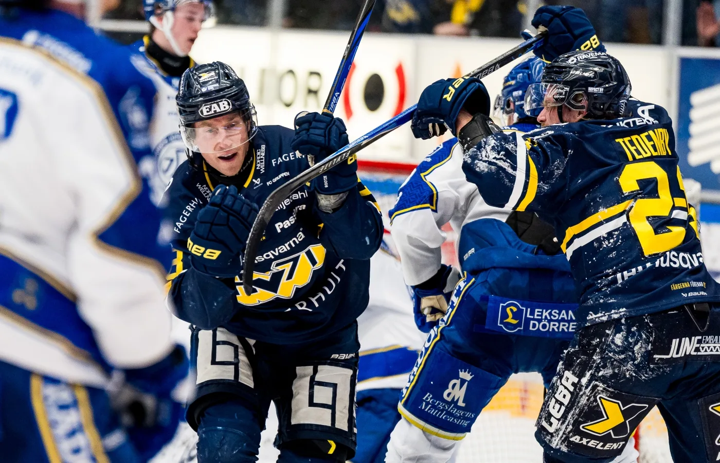 HV71 vinner första kvalmatchen