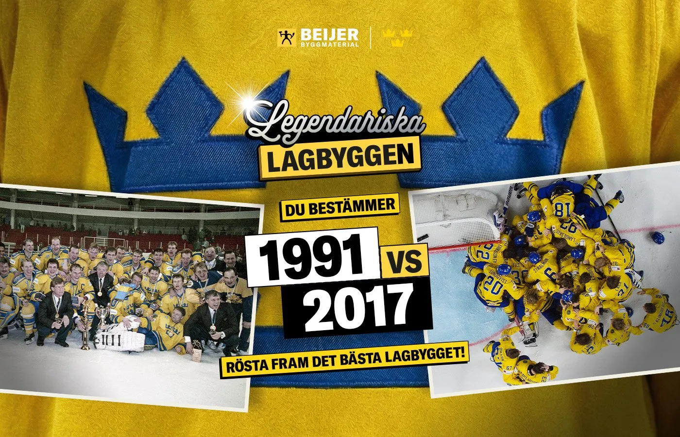 Legendariska Lagbyggen – kvartsfinal 2: VM 1991 vs. VM 2017