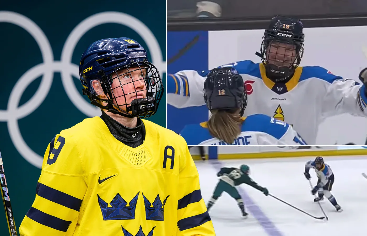 Här gör OS-svensken sitt första mål i PWHL – från egen zon