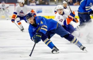 Poäng av Theo Lindstein i NHL-debuten