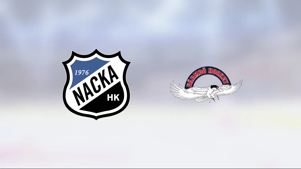 Nacka avgjorde i tredje perioden – vann mot Värmdö