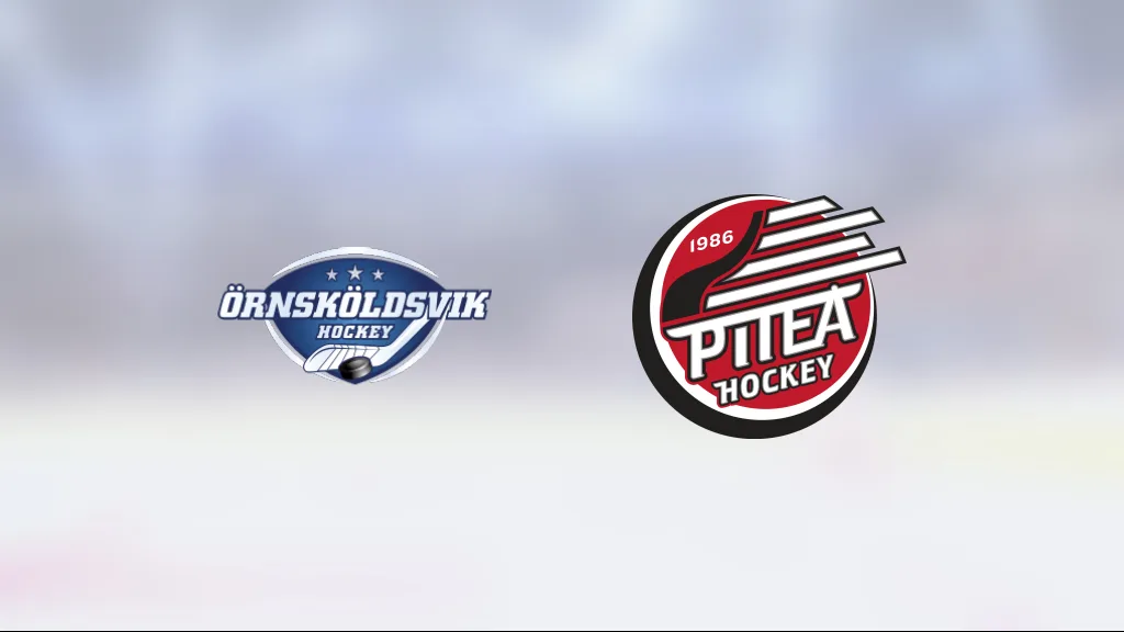 Höll kylan i straffläggningen – Örnsköldsvik Hockey vann mot Piteå