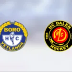 Likaläge i matchserien efter Dalens seger mot Boro/Vetlanda
