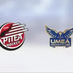 Vincent Reichler i form när Umeå Hockeyklubb U18 vann mot Piteå Hockey U18