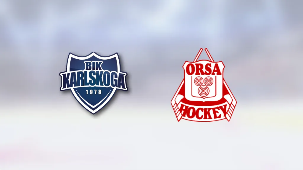 BIK Karlskoga J20 vann matchserien mot Orsa