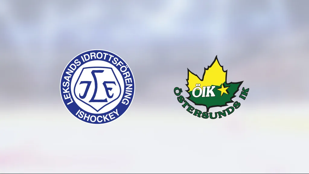 Storseger för Leksand hemma mot Östersunds IK U18
