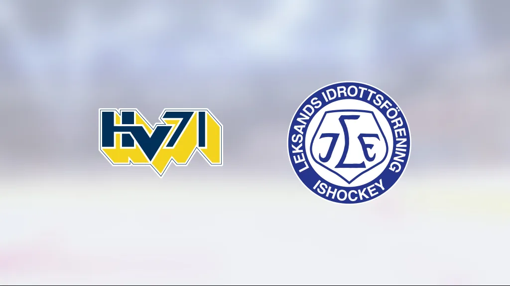 Bra start för HV 71 i matchserien mot Leksand