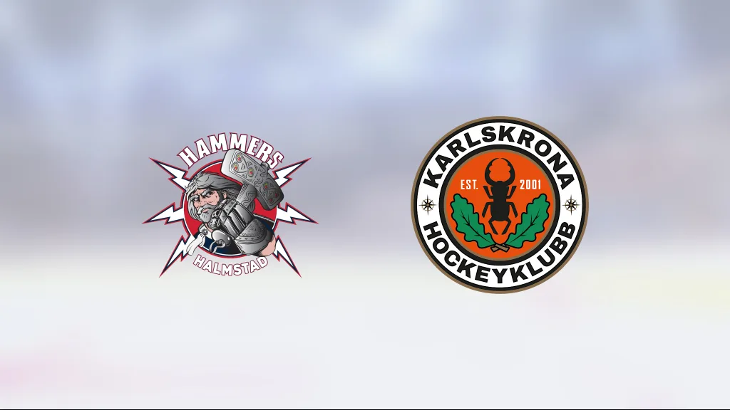 Karlskrona HK med seger i serien mot Halmstad