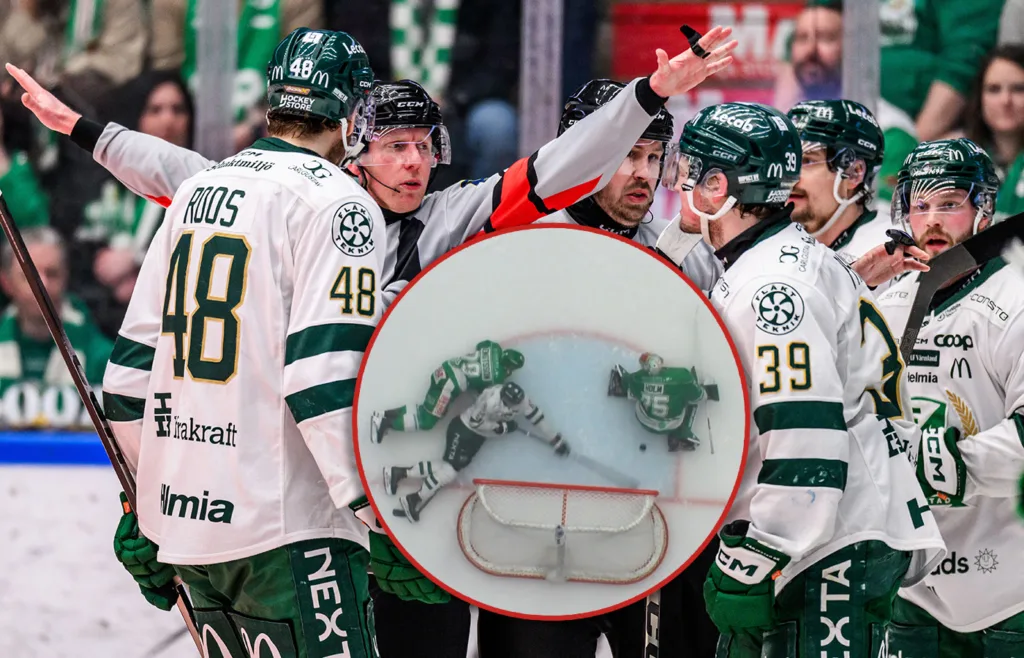 Färjestad. Rögle. domare. 