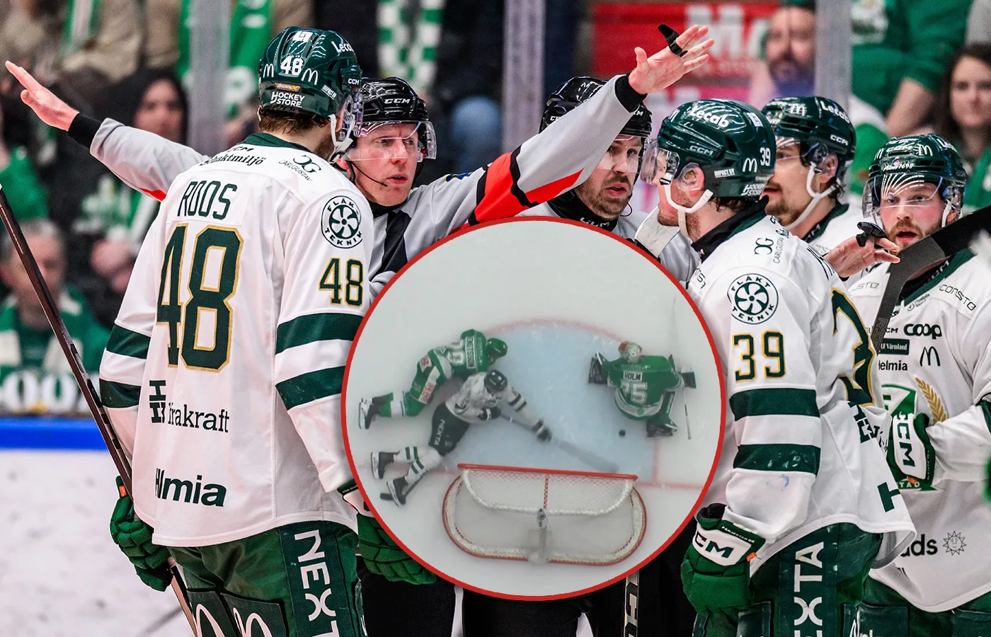 Färjestad rasar i ödesmatchen: ”Jättemisstag av domaren”