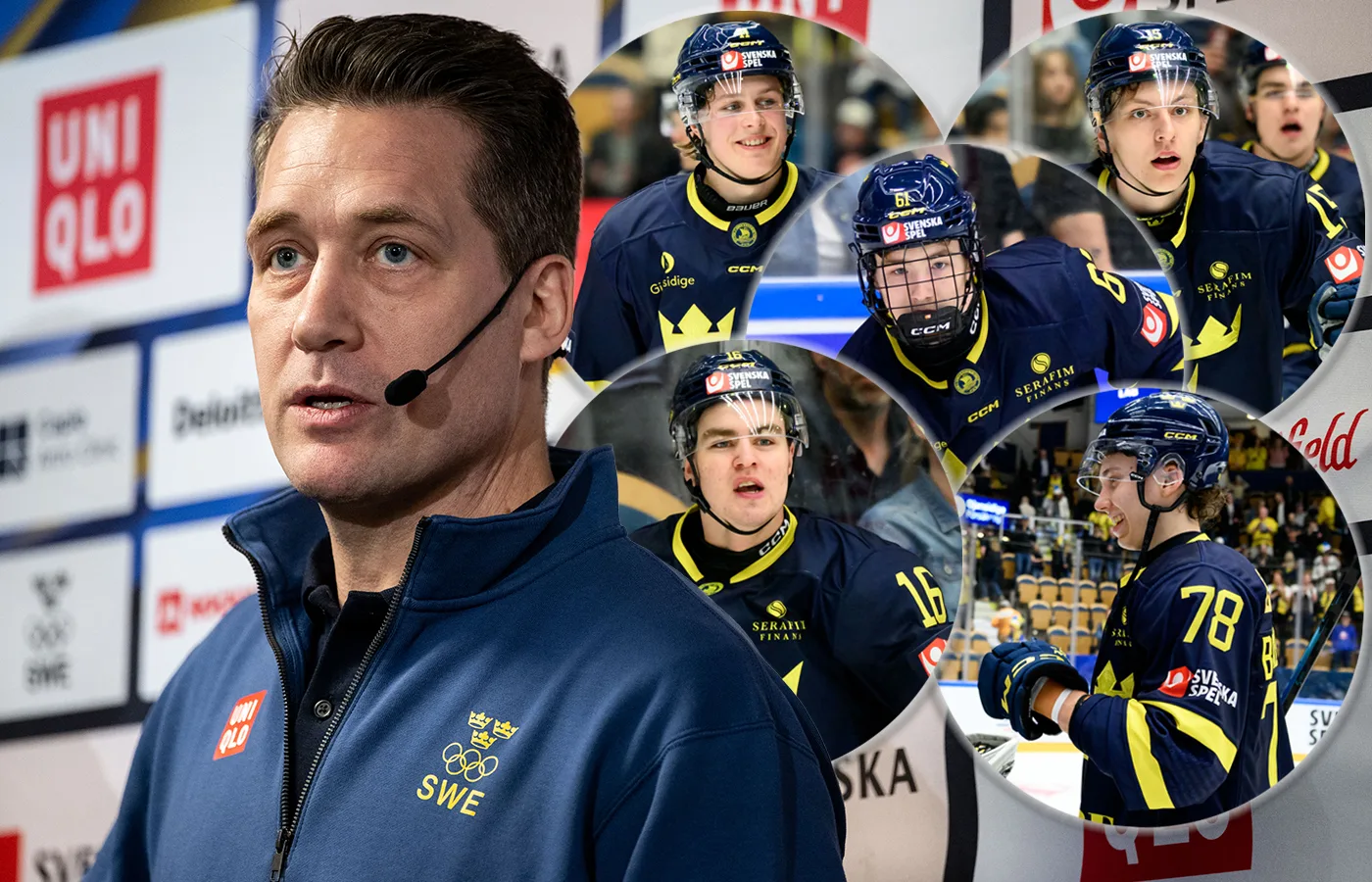 Sam Hallam. Tre Kronor. JVM. Ivar Stenberg. Anton Frondell. Viggo Björck. Jack Berglund. Sascha Boumedienne.