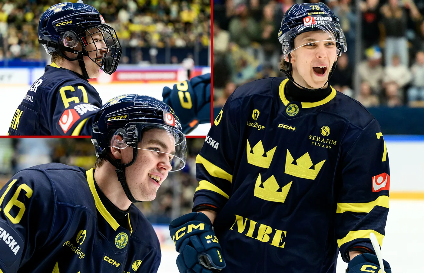 JVM-stjärnorna tog över Tre Kronor: ”De är mina bästa vänner”