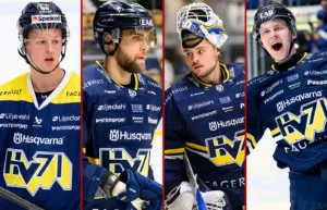 KLART: Fyra spelare lämnar HV71