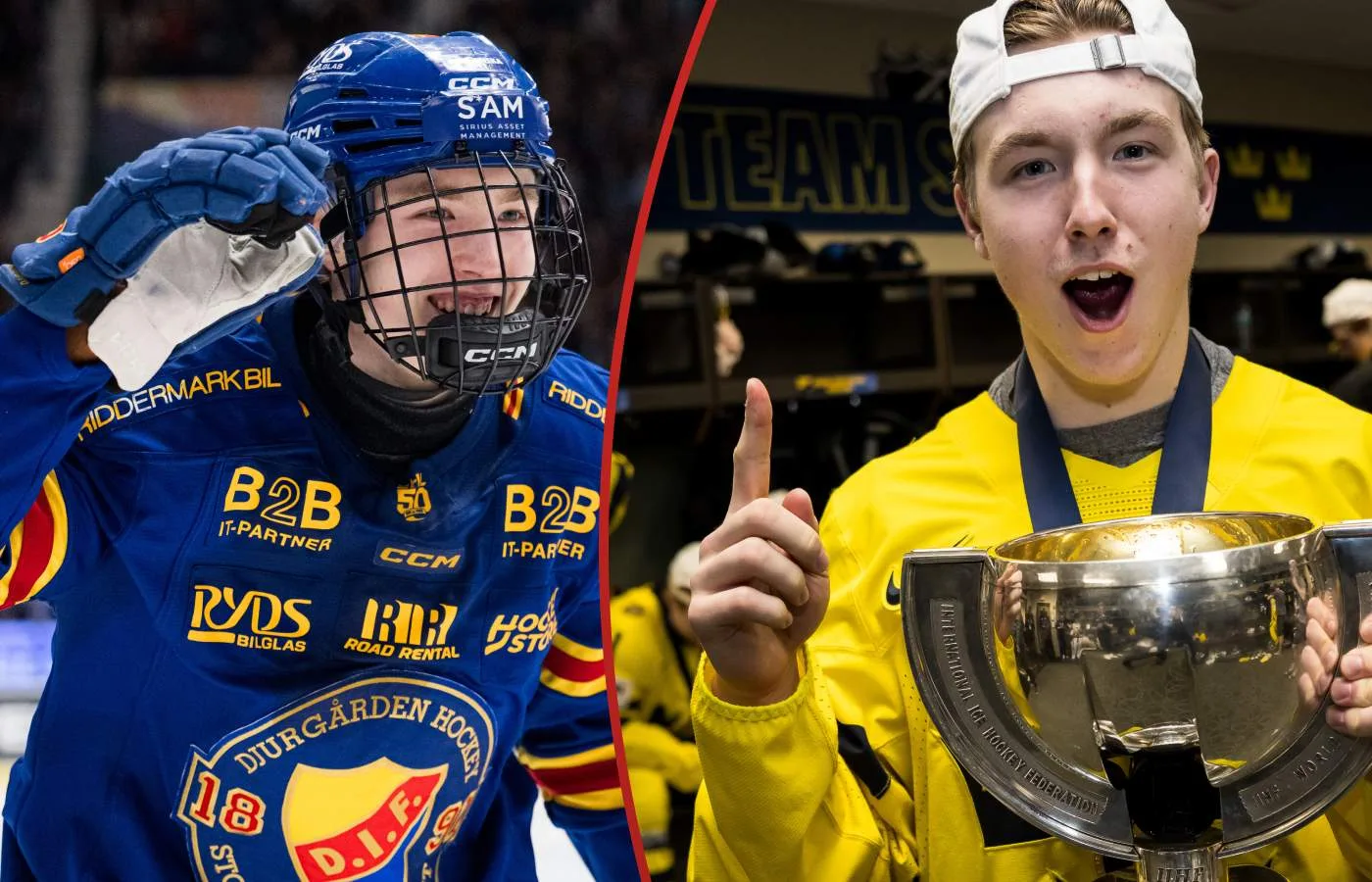 Viggo Björck uttagen – supertalangen åker på U18-VM