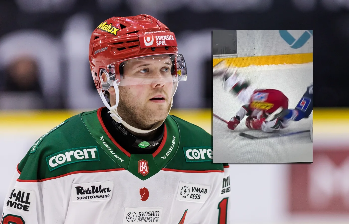 Knockad – efter otäcka smällen: ”Olustigt”