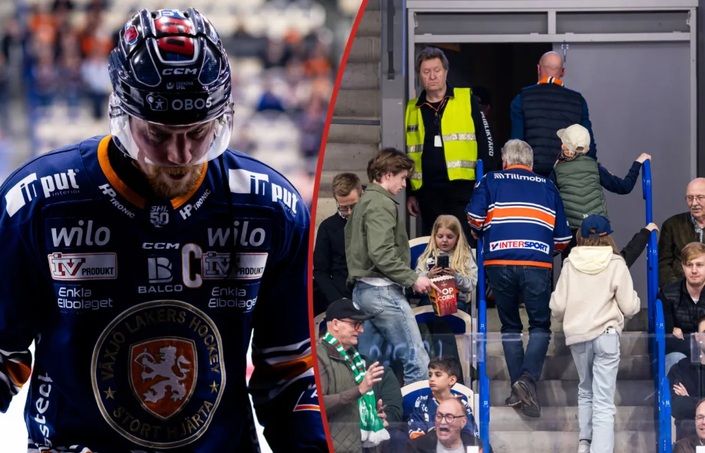 Joel Persson. Växjö Lakers. Publik. 