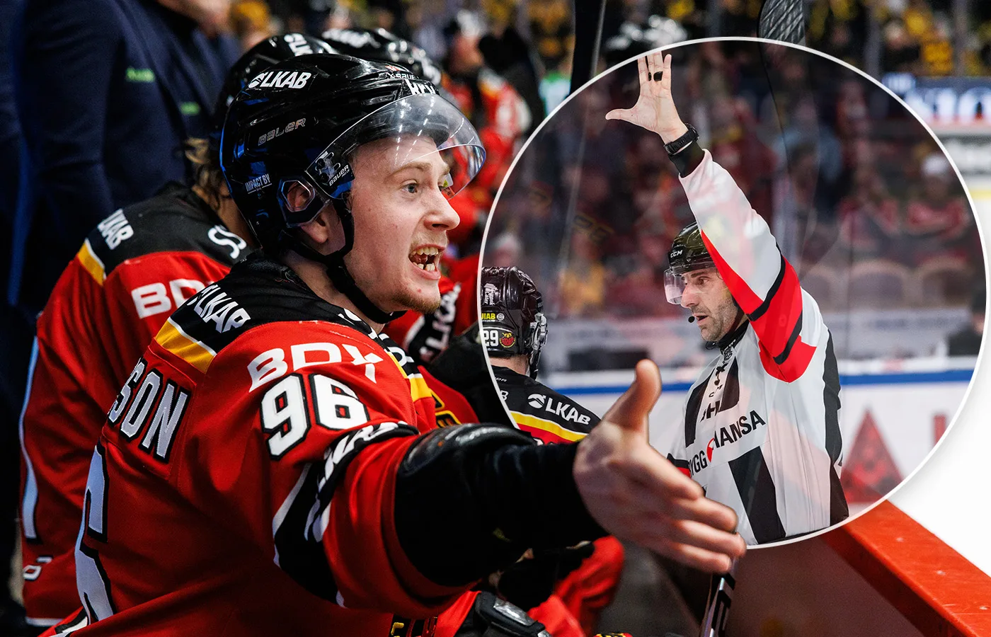 Rasar efter utvisningen: ”Det är helt sjukt”