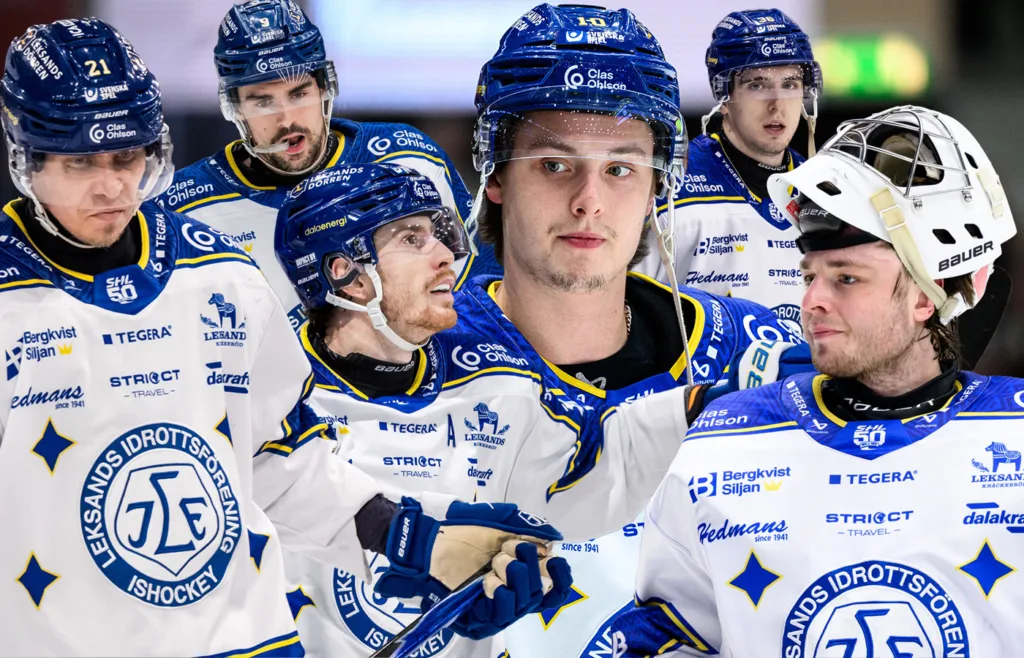 Joonas Lyytinen. Gabriel Fortier. Peter Cehlarik. Anton Johansson. Stefan Milosevic. Filip Larsson. Leksand.