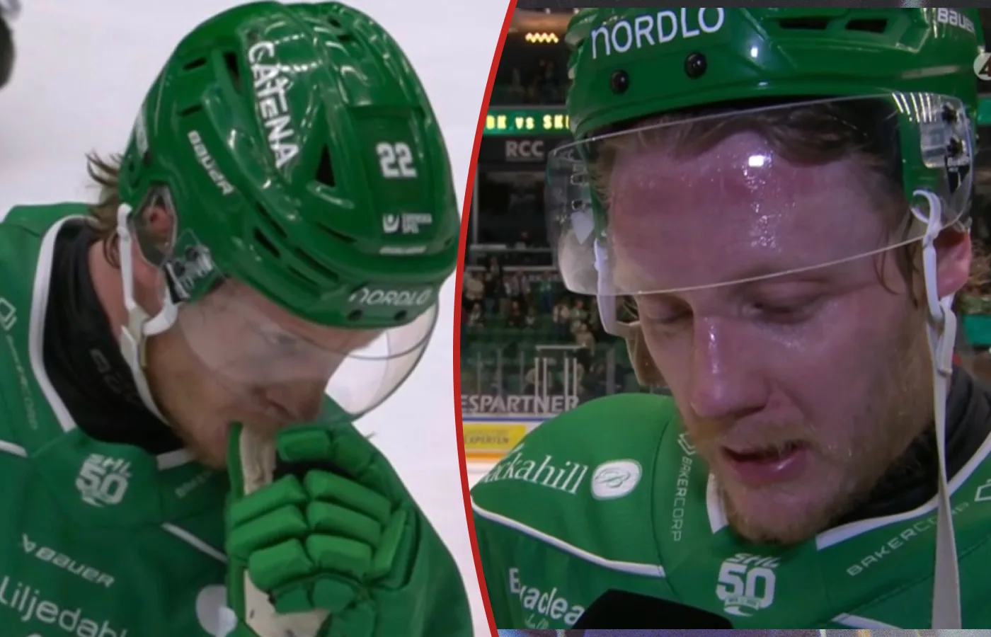 Fredrik Olofsson tårögd – efter känslosamma målet