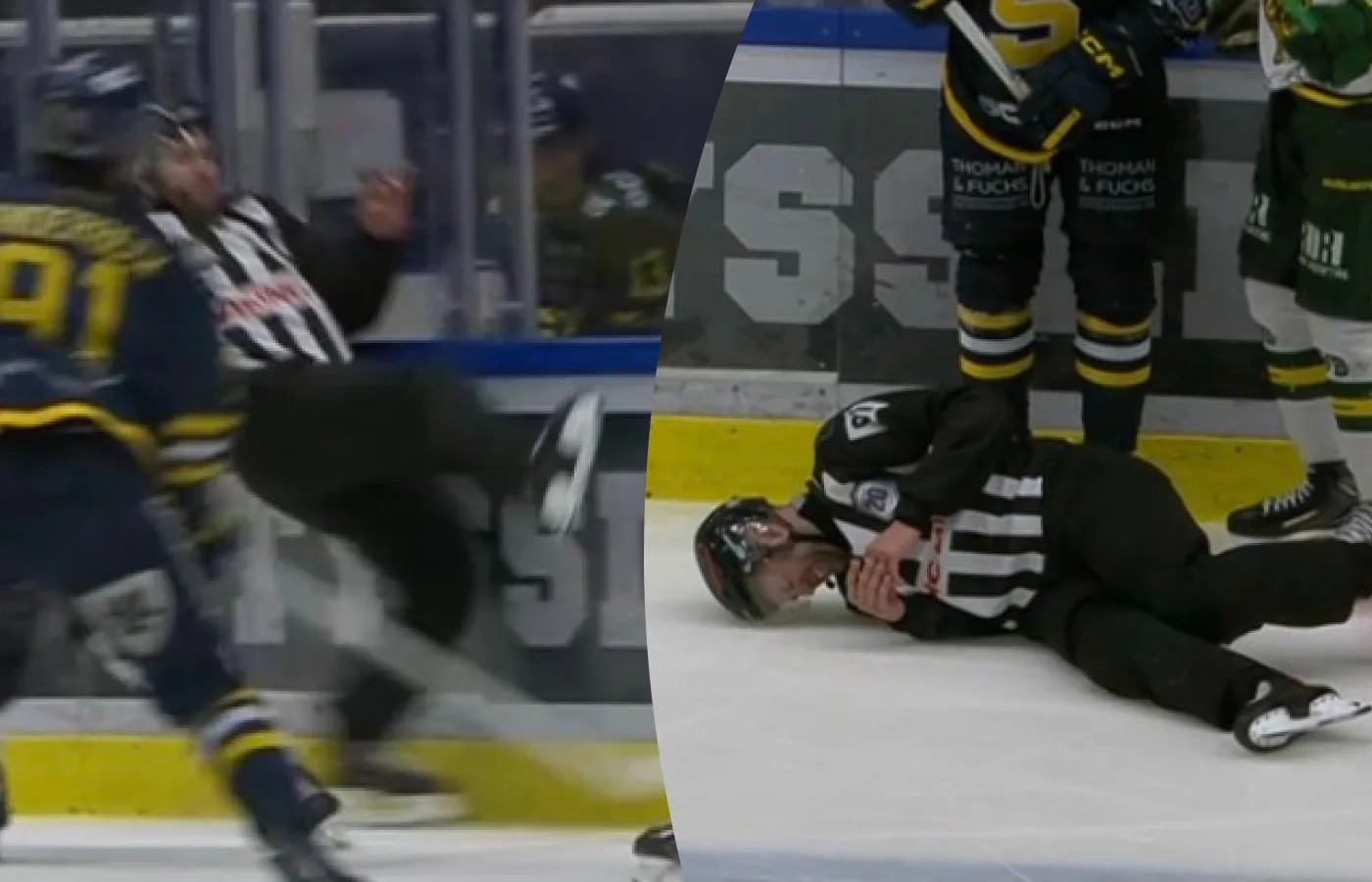 Fällde domaren – som föll illa: ”Jättefarlig situation”