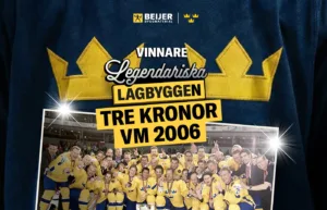 Grattis Tre Kronor VM 2006 – vinnare av Legendariska Lagbyggen!
