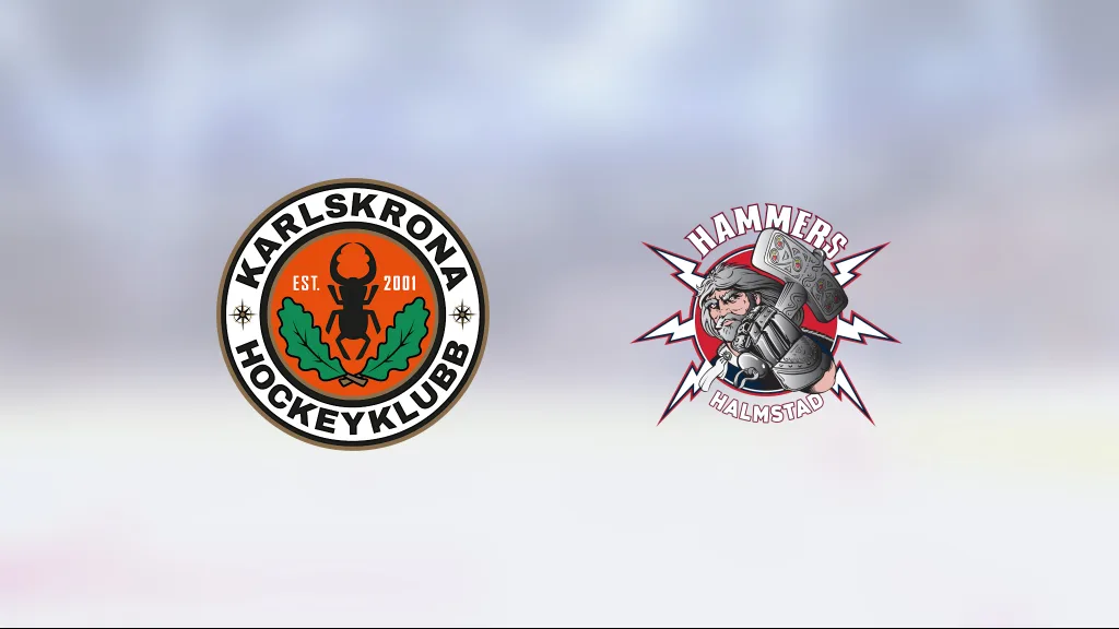 Karlskrona HK avgjorde i femte matchen mot Halmstad