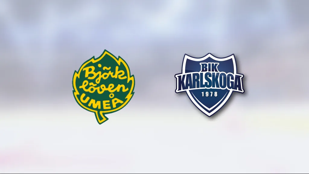 Seger igen för Björklöven – leder med 2-0 mot Bik Karlskoga